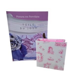 Kit de Tintas Pourpre com Livro Toile Du Jouy