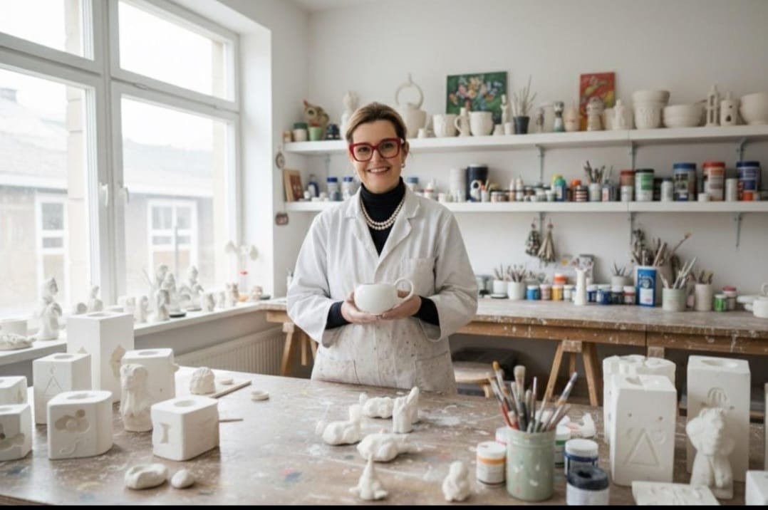 Workshop de Porcelana na Fábrica Teixeira